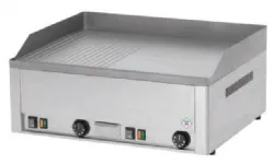 Plancha professionnelle électrique lisse et rainurée 2 zones REDFOX Plancha professionnelle électrique lisse et rainurée 2 zones REDFOX